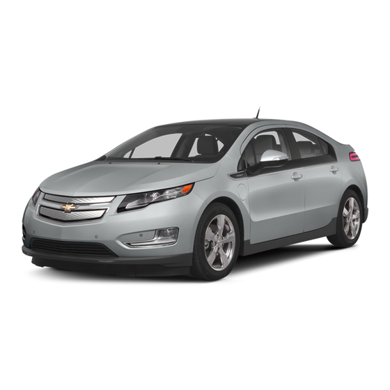 Chevrolet VOLT Owner's Manual