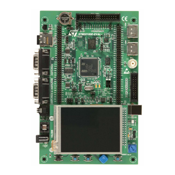 STMicroelectronics STM32100E-EVAL User Manual