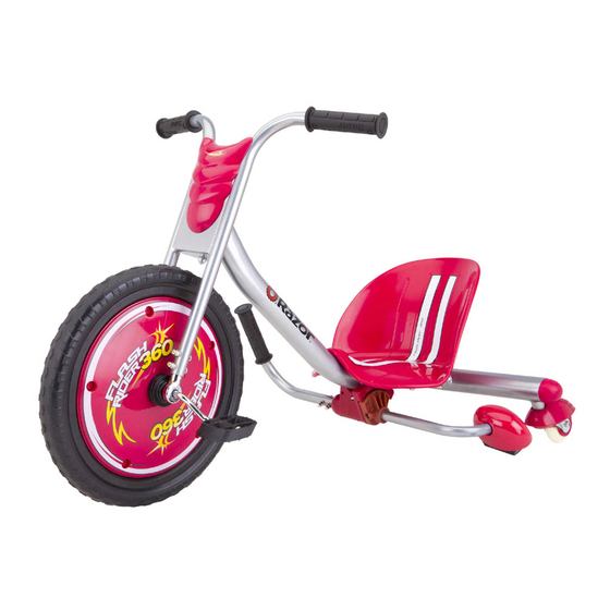 Razor Flashrider 360 Owner's Manual