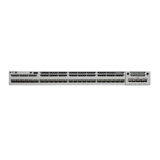 Cisco Catalyst 3850 Getting Started Manual