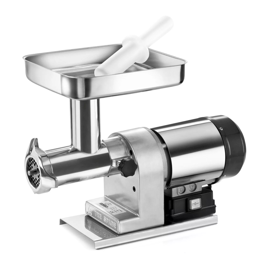 Tre Spade 8 EL INOX Instructions For Use Manual