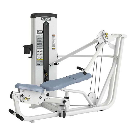 User Manuals: CYBEX VR1 multi-press Strength Machine