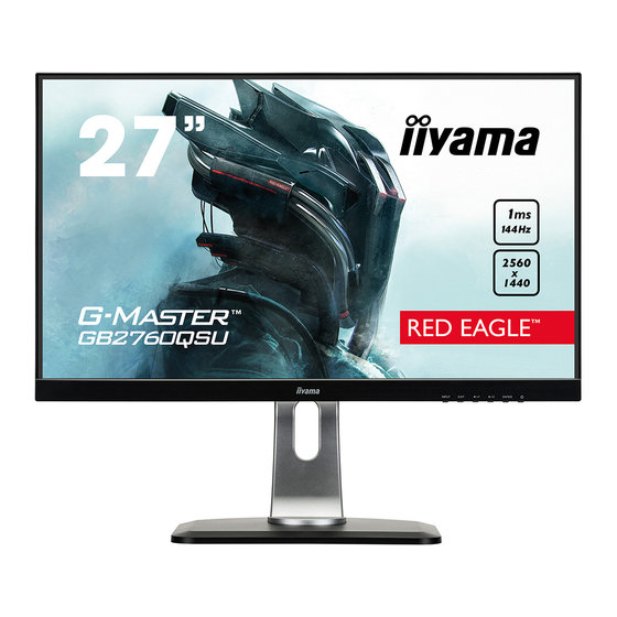 Iiyama G-MASTER GB2760QSU User Manual