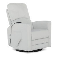Evolur HABANA GLIDER CHAIR WITH MASSAGER Owner's Manual
