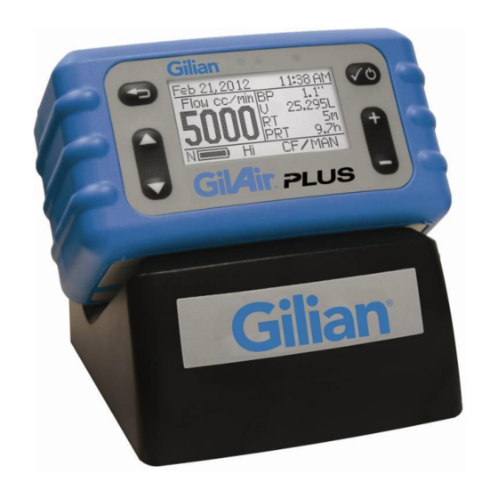 Gilian Gilair Plus Operation Manual