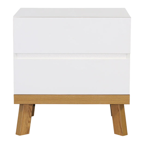 Mocka Addi Bedside Table Assembly Instructions Manual