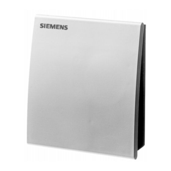 Siemens RXZ90.1 Manual