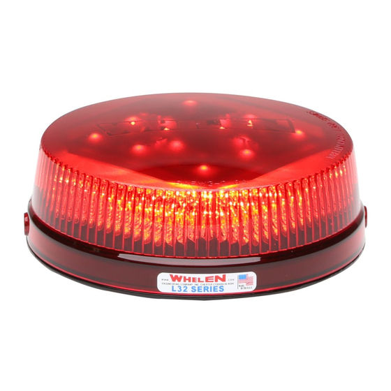 Whelen Engineering Company Super-LED  L32-Series Installation Manual