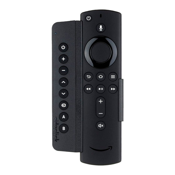 sideclick Universal Remote Attachment Manual