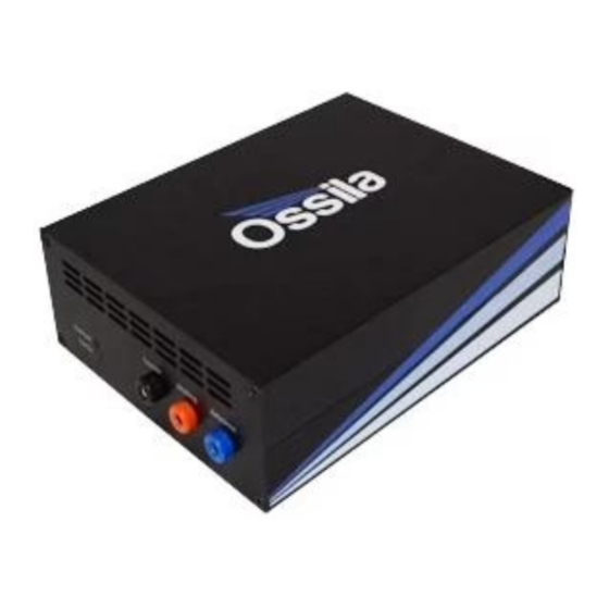 Ossila Potentiostat User Manual