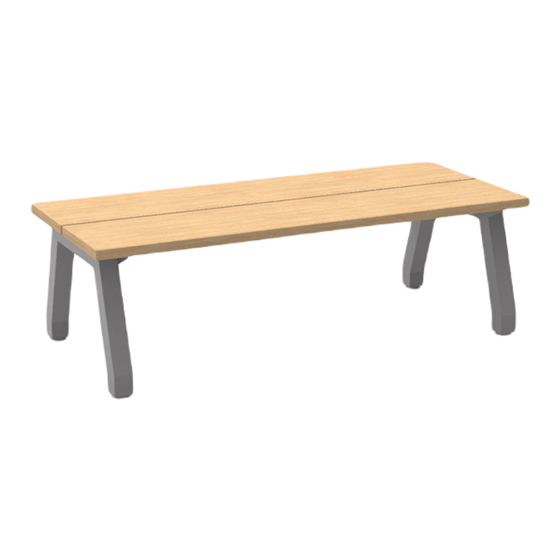 SMITH SYSTEM Planner Studio Bench Assembly Instructions Manual