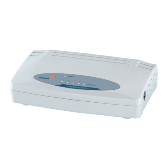Freedom9 freeConnect 500 Specifications