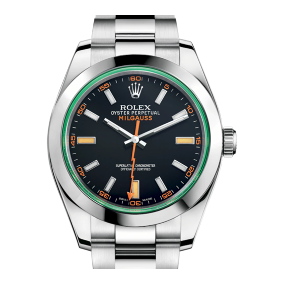 Rolex MILGAUSS Manual