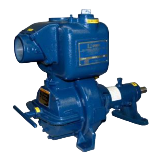 GORMAN-RUPP PUMPS 12B9-B Installation, Operation, And Maintenance Manual With Parts List