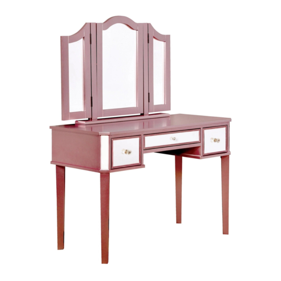 Furniture of America Clarisse CM-DK6148 Assembly Instructions Manual