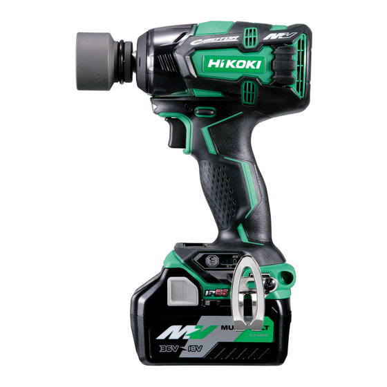 HIKOKI WR 36DC Handling Instructions Manual
