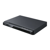 Sony DVP-SR160 Reference Manual
