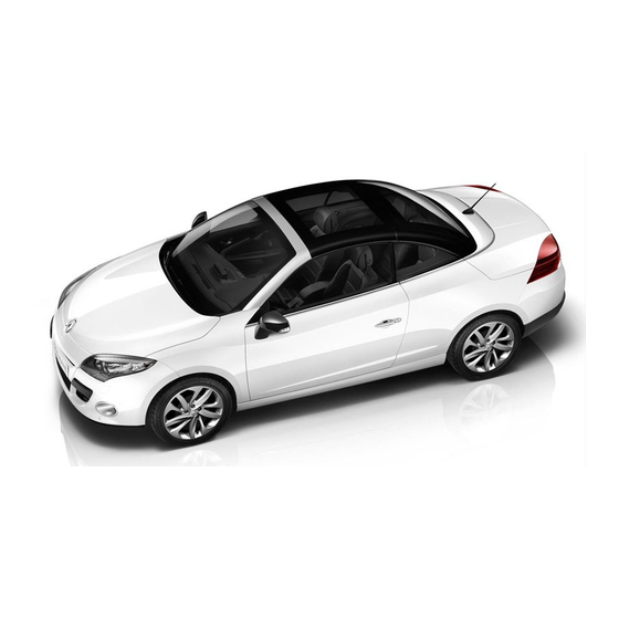 Renault MEGANE COUPE CABRIOLET Driver's Handbook Manual