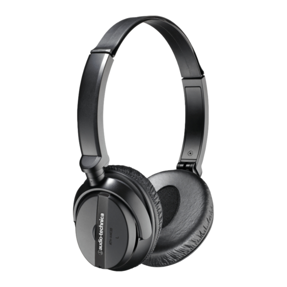 Audio Technica ATH-ANC20 User Manual
