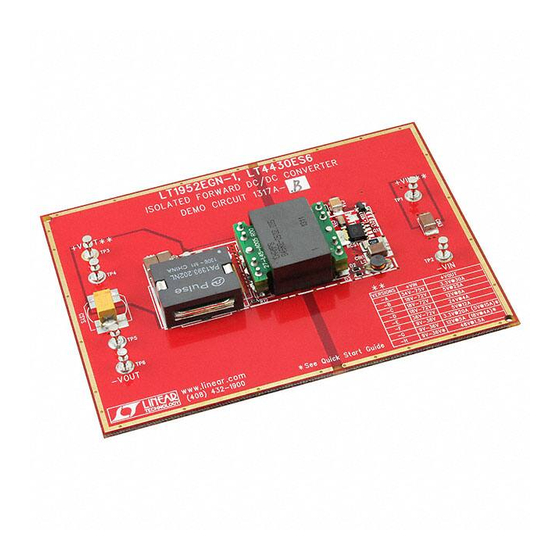 Linear Technology DC1317A-B Quick Start Manual