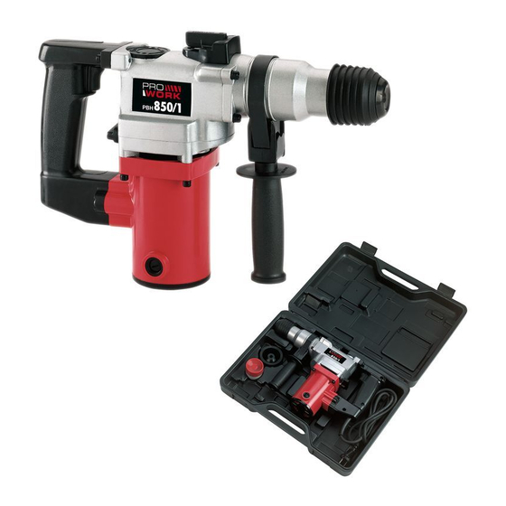 Pro Work PBH 850/1 Operating Instructions Manual
