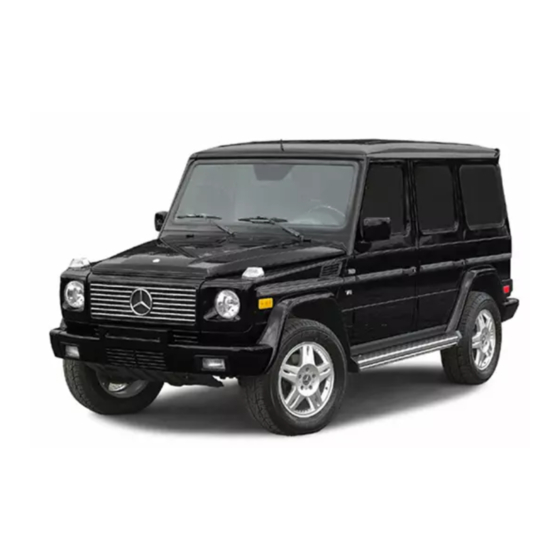 Mercedes-Benz G Series Manuals