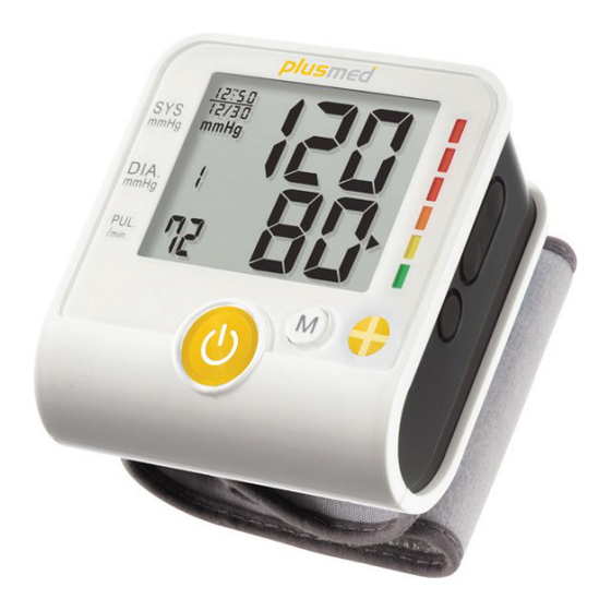 Plusmed pM-B51 Blood Pressure Monitor Manuals