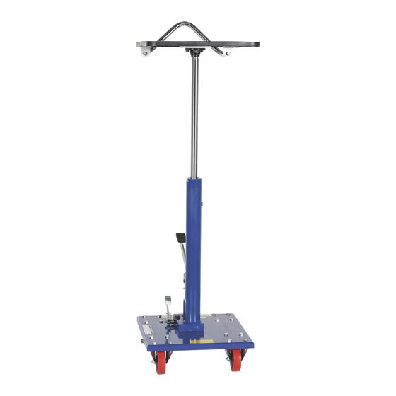 Vestil HT-02-1616A Instruction Manual