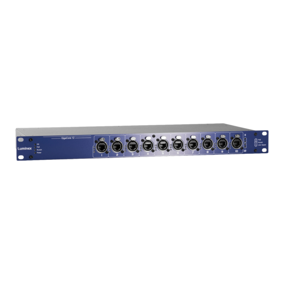 Luminex GigaCore 12 User Manual