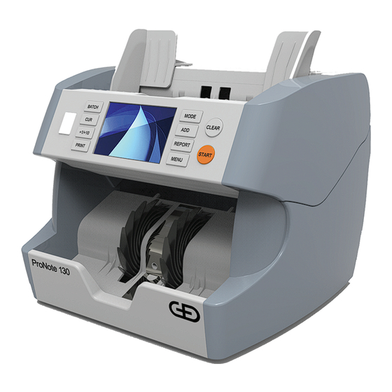 Giesecke & Devrient ProNote 130 Manuals