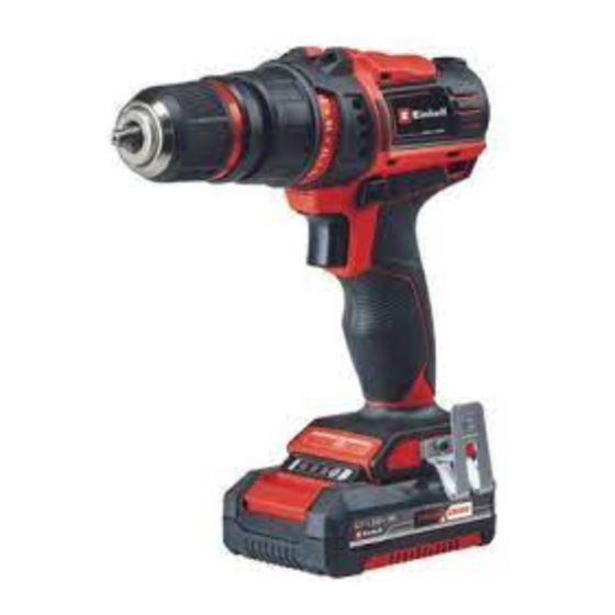 EINHELL TE-CD 18/45 3X-Li Original Operating Instructions