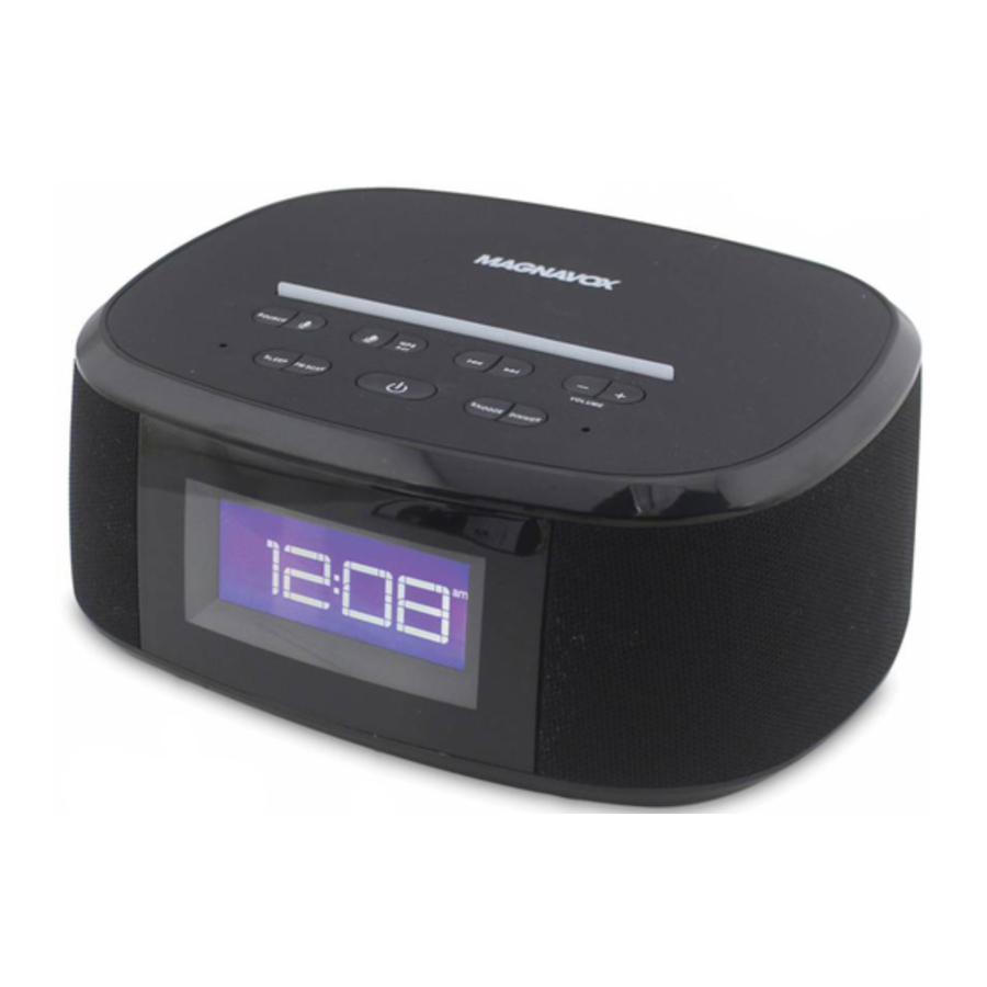 Magnavox MSH318 - Interactive Amazon Alexa Voice Activated Digital Clock Manual
