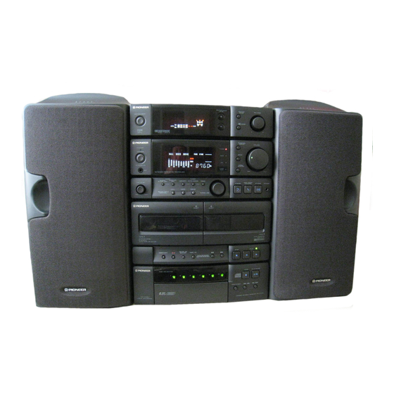 Pioneer XR-P740M Operating Instructions Manual