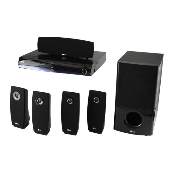 LG LHB953 -  Home Theater System Owner's Manual
