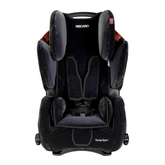 RECARO Young Sport Installation Instructions Manual
