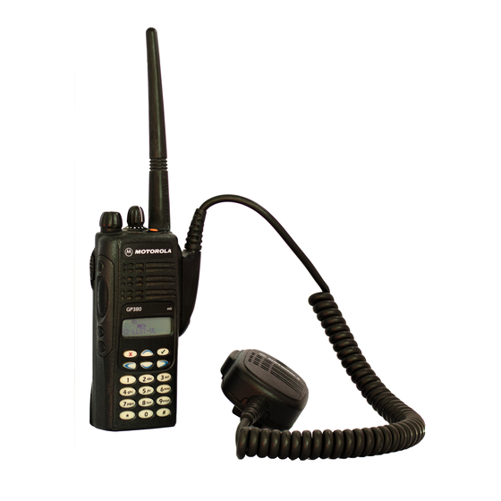 Motorola GP Series Service Information