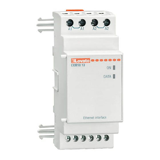 LOVATO ELECTRIC EXM10 13 Manual