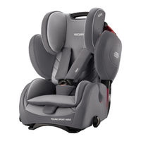 Recaro YOUNG SPORT Instructions For Installation And Use Manual