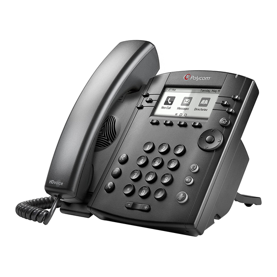 Polycom VVX300 Quick Reference