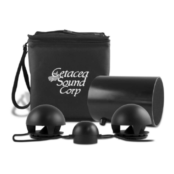 Cetacea Sound PAS I Brochure & Specs