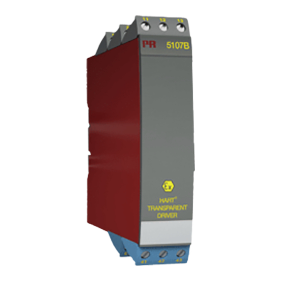 PR electronics Hart 5107B Manual