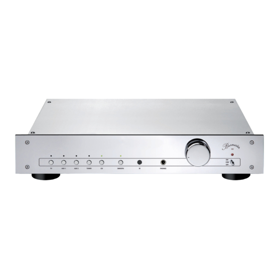 Burmester Classic 101 Manual