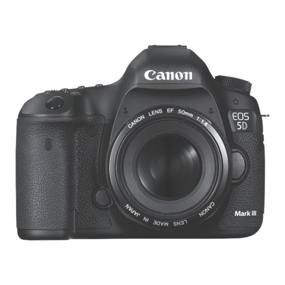 Canon EOS 5D Mark III Quick Start Manual