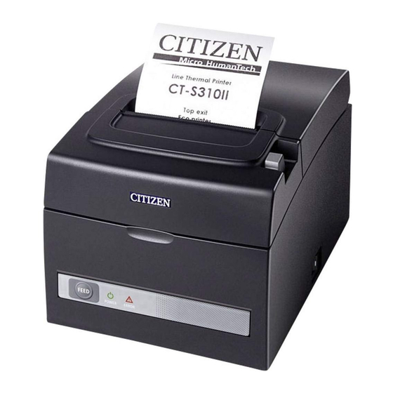 Citizen COMPACT CT-S310II Service Manual