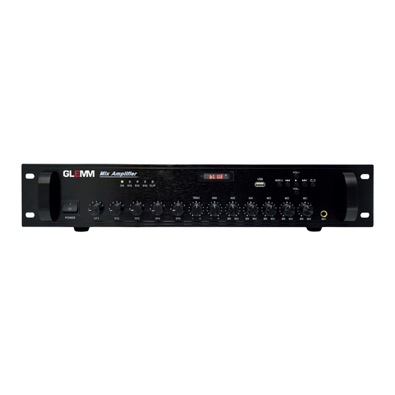 GLEMM PAA 180TMZP Instruction Manual