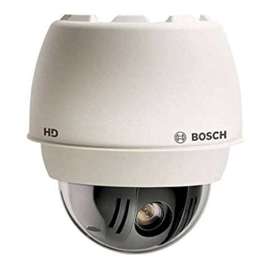 Bosch 7000i-2MP Quick Start Manual