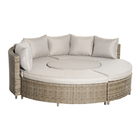 User Manuals: Outsunny 860-169 Patio Furniture Set