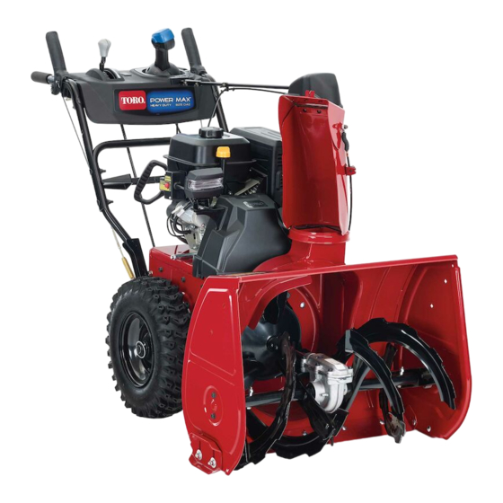 Toro Power Max 828 OAE Quick Start Manual