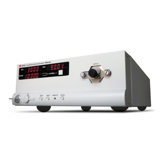 Santec PEM-340 Operation Manual