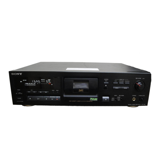Sony DTC-790 Operating Instructions Manual